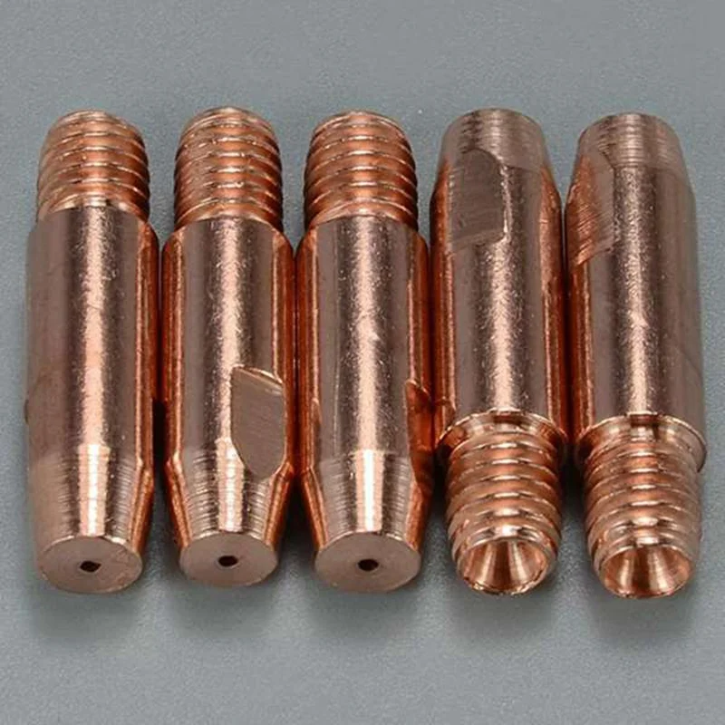 

40Pcs Consumables Tip+Electrode+Shield Cups Gas Ring For Binzel Mig 24Kd Torch Use For Mig Welding Machine 1Mm