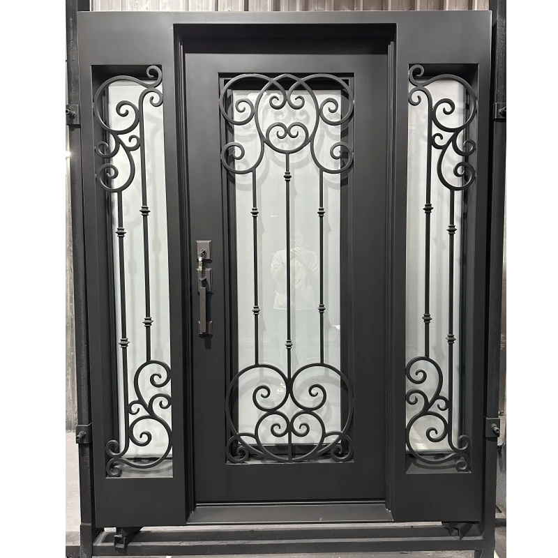 

Custom Or Standard Single Door Iron Gate Designs Modern Iron Door Designs Wrought Iron Door for Exterior