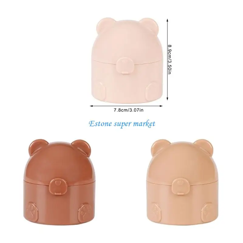 090B Lock Hộp đựng bột trẻ Puff thoáng khí cho làn da trẻ sơ sinh thoải mái hàng ngày