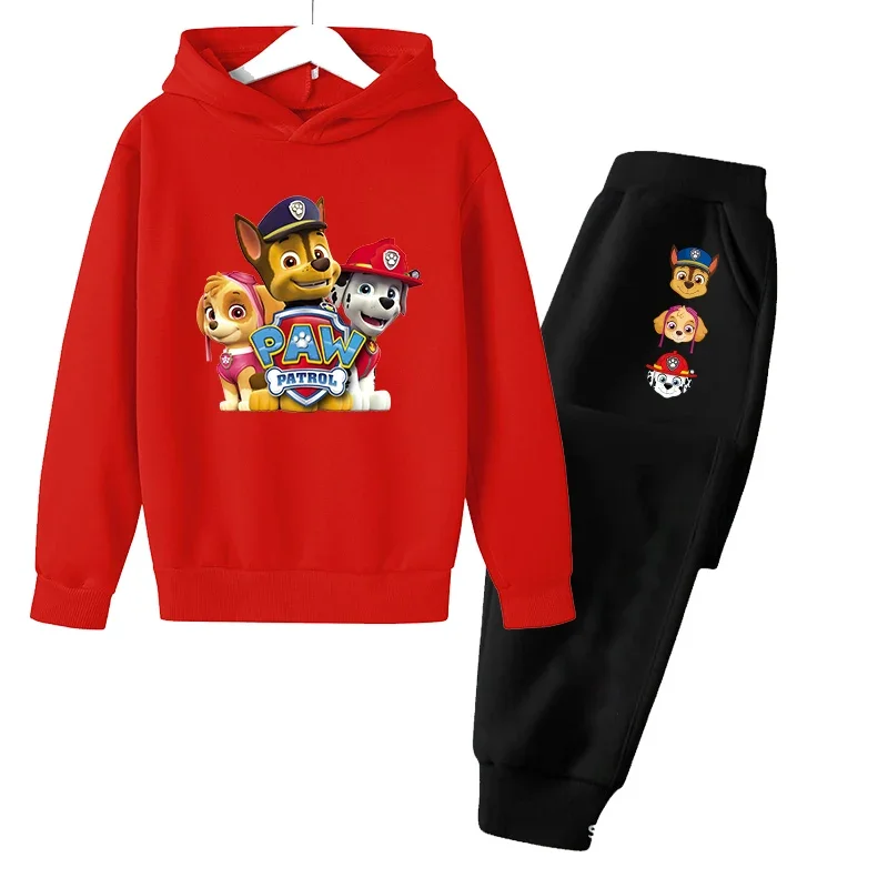 Paws ronds autunno inverno Pullover a maniche lunghe pantalone lungo per bambini abbigliamento abiti ragazzi Sweatpant set tuta per bambini