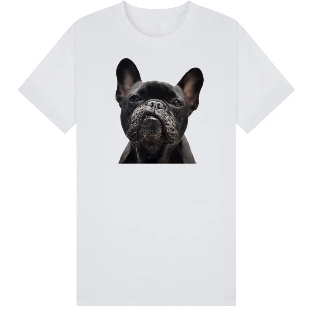 French Bulldog T-Shirt Men Women Unisex Funny Angry Dog Graphic Printed Tops Gift for Pet Owners Clothing Daily Life Cotton Tee