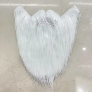 1 قطعة للجنسين يتوهم وهمية اللحية هالوين زي حزب الشعر شارب الوجه شعر مستعار مضحك مهرجان لوازم عيد الميلاد دعائم الحفلة الراقصة أفضل 8 مبيعات لحية وشعر مستعار لسانتا كلوز - رقم 1