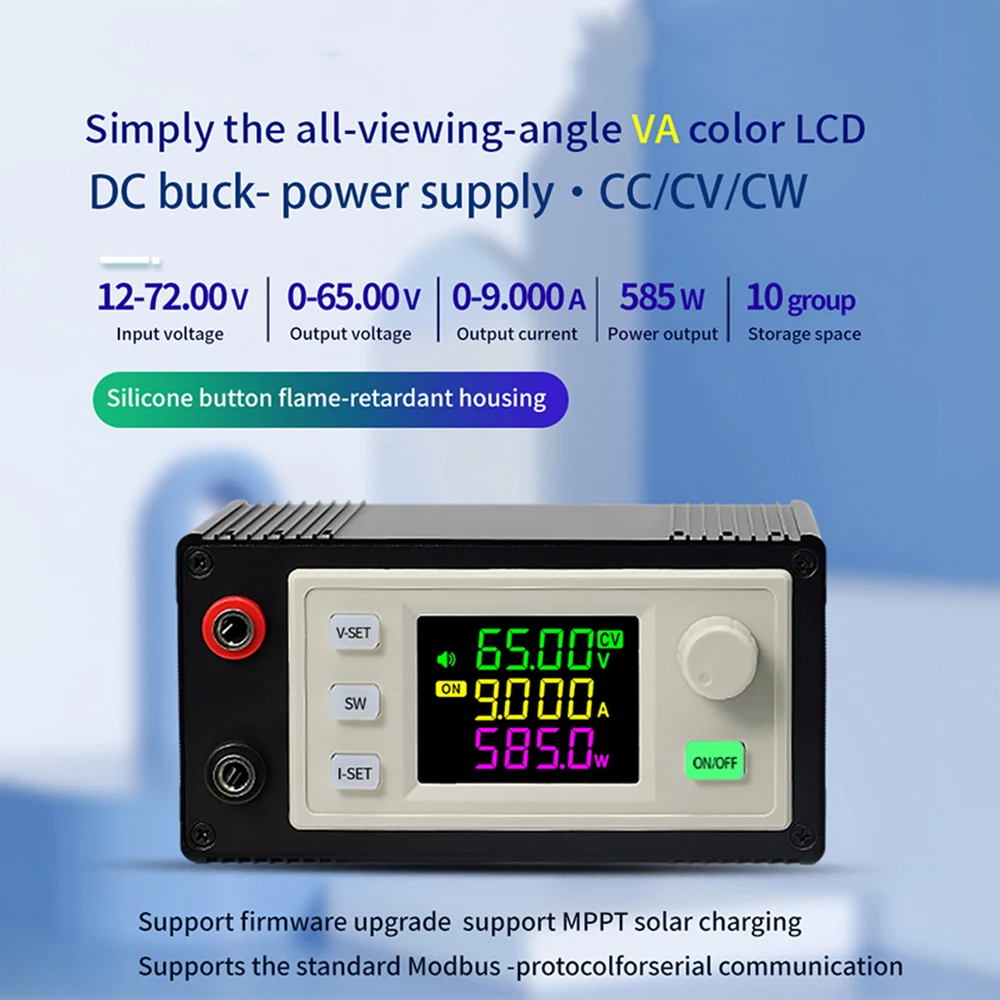 Photovoltaic Inverter MPPT Solar Controller Numerical Control Adjustable DC Regulator Power Supply Constant Current Buck Module