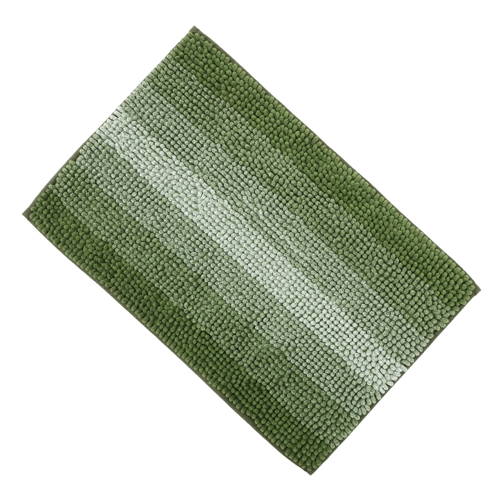 

Non-slip Bathroom Mat 40x60cm Green Chenille Bath Rug Water Absorption Anti-skid Design Washable Soft Comfortable Home Supplies
