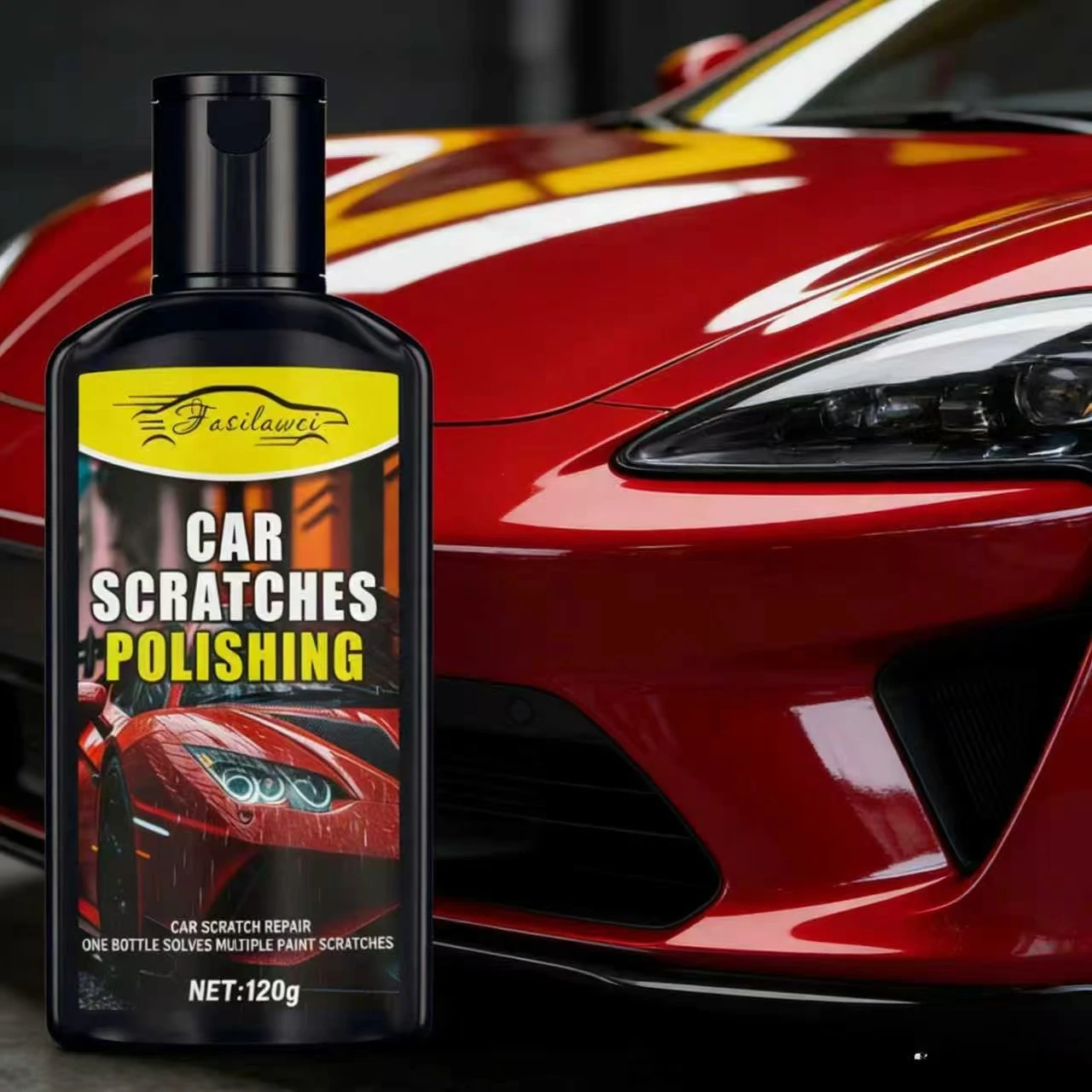 

120 г полировальной пасты для автомобильных царапин - автокраска для ремонта царапин, одна бутылка решает несколько царапин, обслуживание