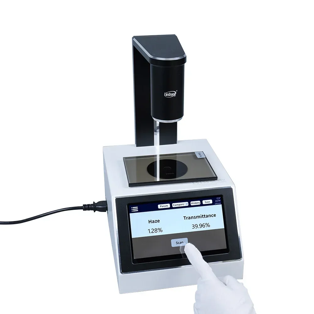 Custom LS155 Plastic Film Transmittance Tester Lower Price Pt-Co Turbidity Measurement Color Haze Meter