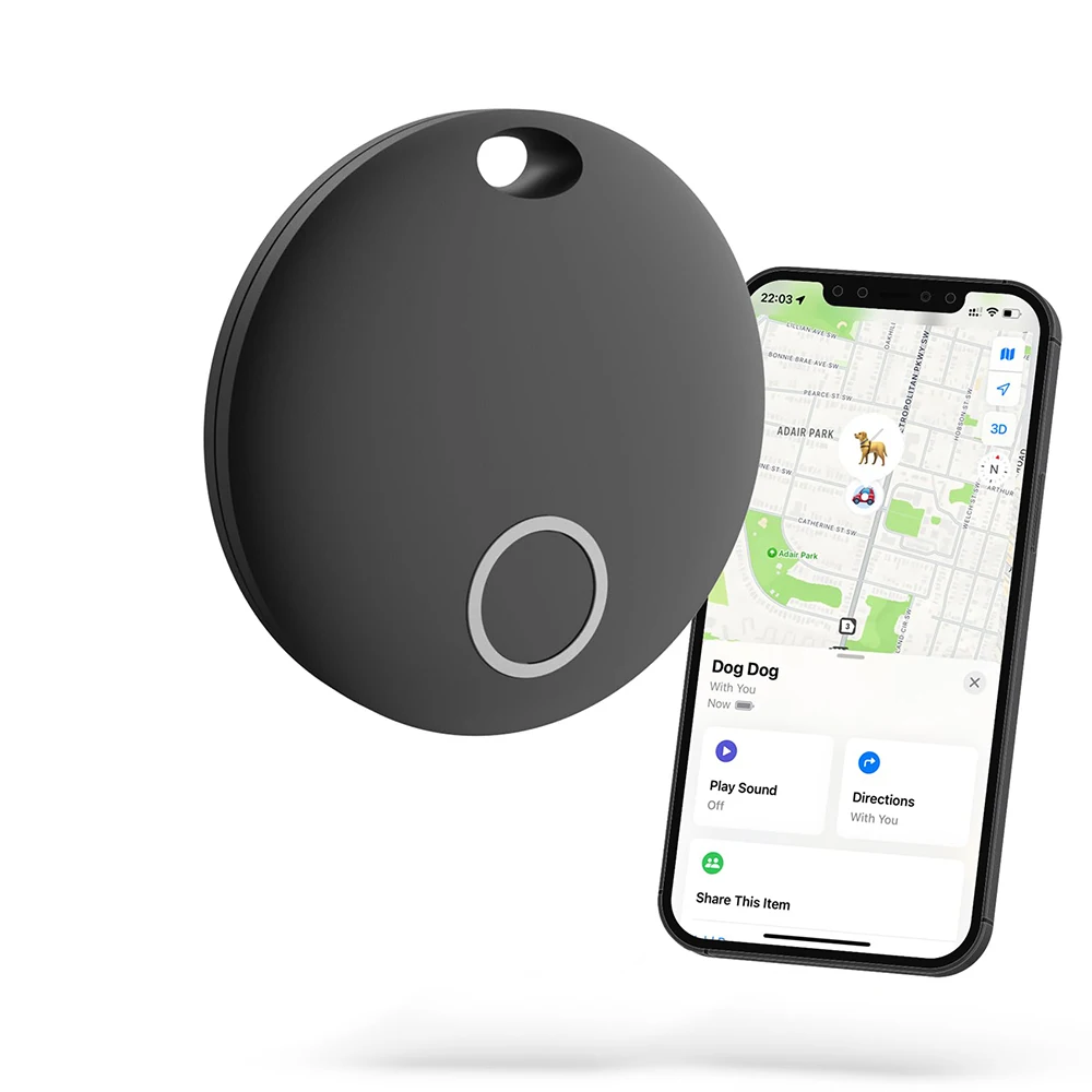 Smart Key Finder for iOS(Only) Find My Lost Tracker for Car key Luggage Wallet Locating with Long Battery Life Anti-Lost Locator