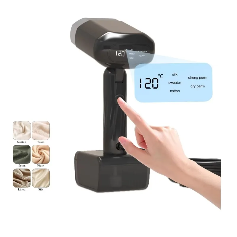 NEW Household Garment Steamer Portable  Electric Steam Iron Brush New Arrival LCD Screen 5-Speed Vertical Steamer