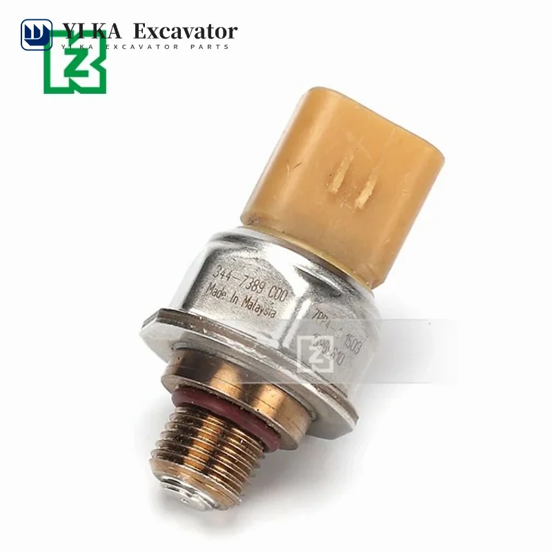 For Caterpillar cat  excavator high-pressure common rail pressure sensor E320D 329 300C 336 345 pressure sensor