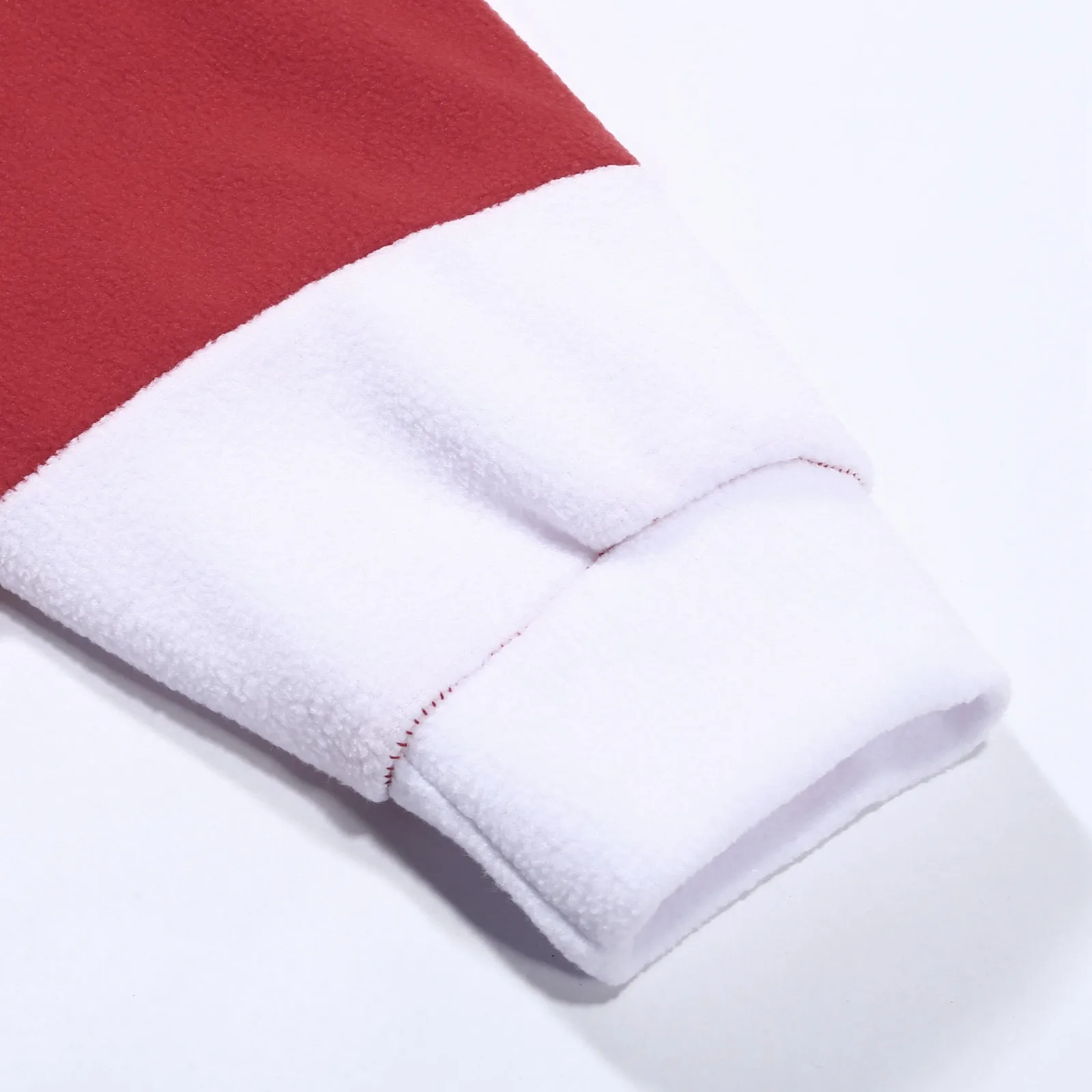 Santa Claus Sleepwear Costume New Year Party Cosplay Red Clothes Men Women Autumn Winter One-Piece Warm Hooded Pajama Christmas