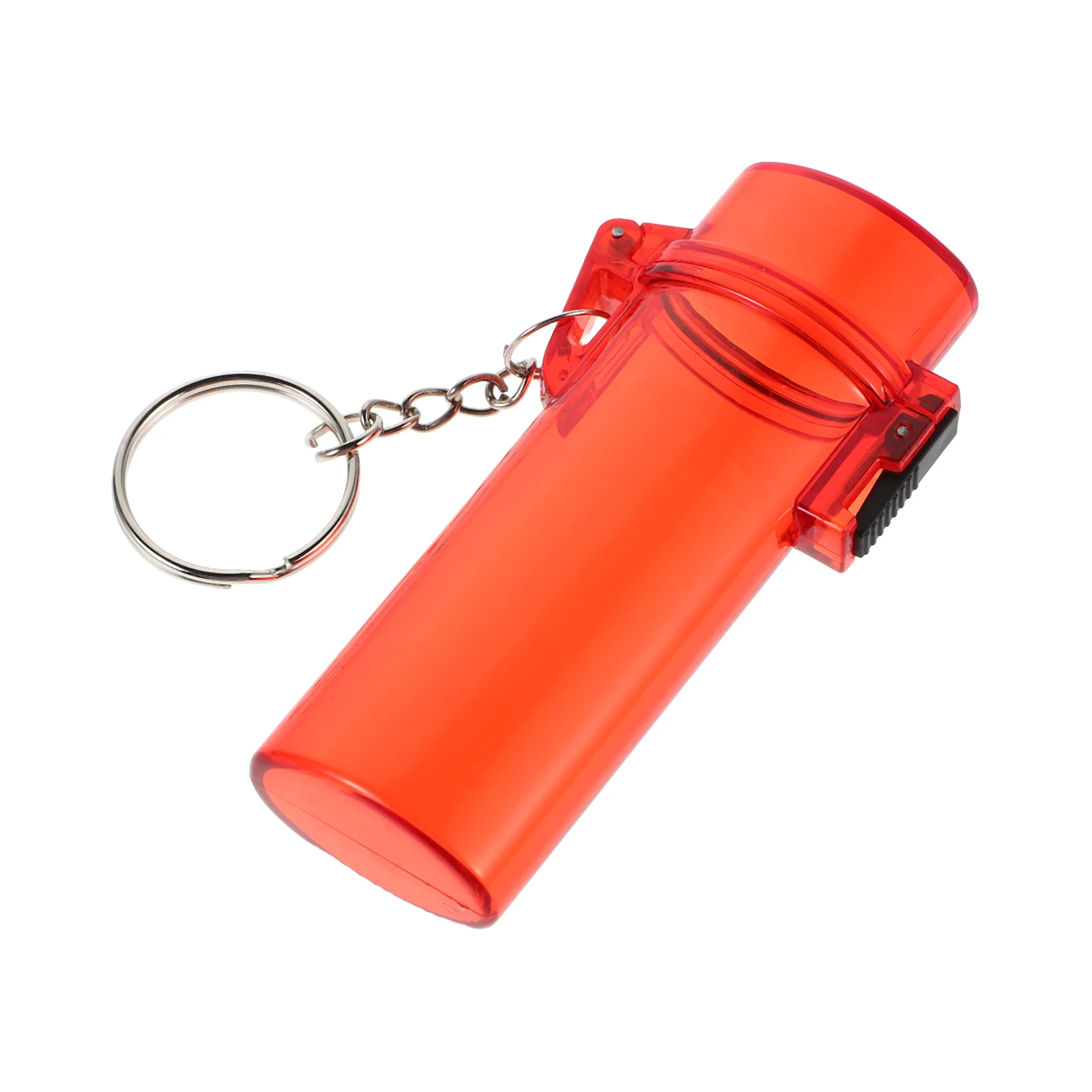 

Lighter Shell Keychain Case Metal Holder Protective Storage Sleeve Light Keys Compatibility Outdoor Emergency Use Backpack
