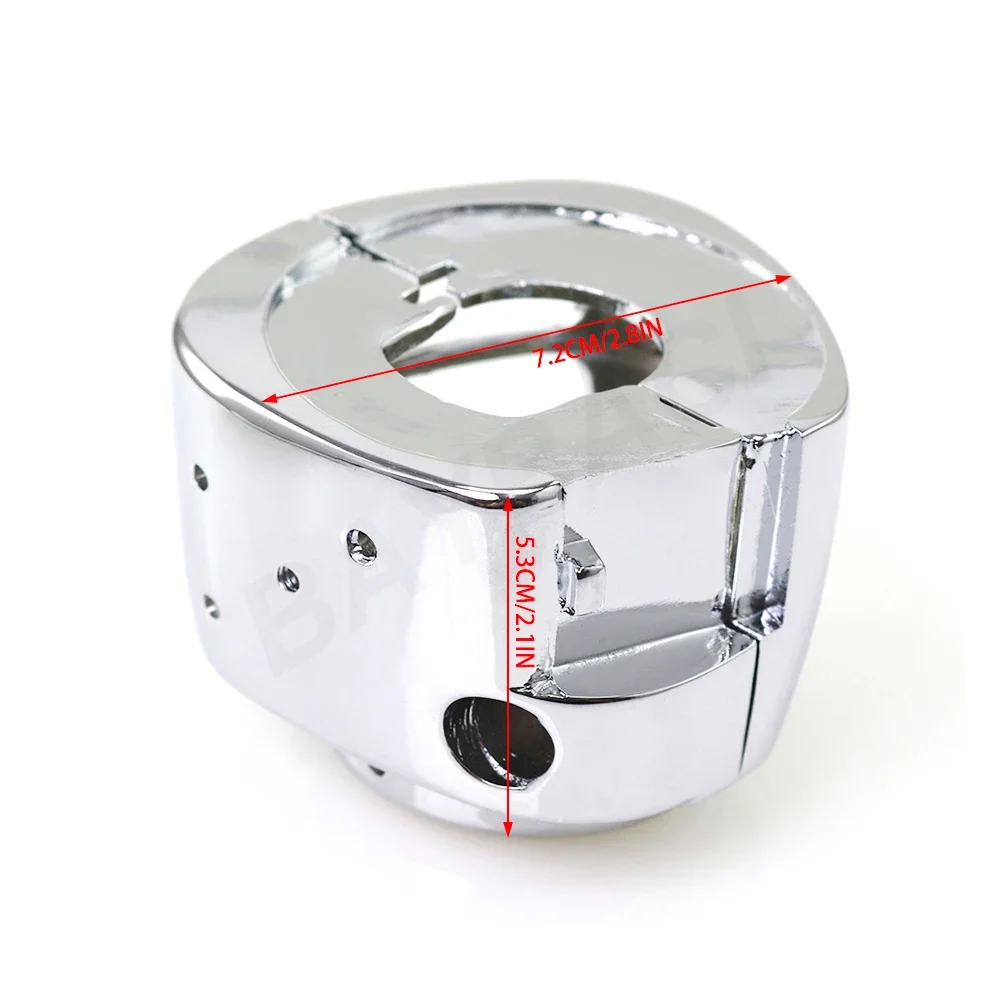 Chrome Switch Housing Covers For Harley Dyna Softail Wide Glide Fatboy Sportster XL 883 1200 1996-2006 2000 2001 2002 2003 2004