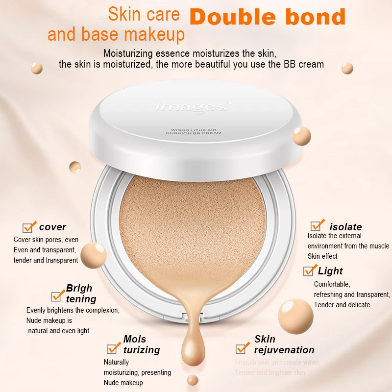 Bioaqua Natural Finish Long-lasting Wear Breathable Highly Recommended Buildable -trend Skin Foundation Isolation