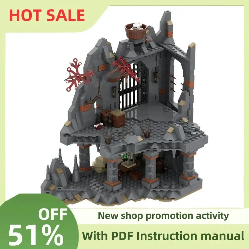 New 804Pcs Famous The Rings Movie Series Moc-213238 Dol-Guldur Model Custom Puzzle Diy Creative Ideas Kid Toy Birthday Gifts