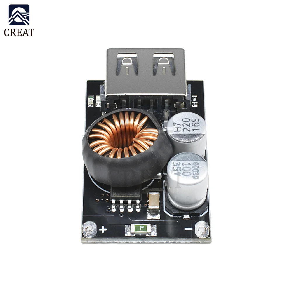QC3.0 QC2.0 USB DC-DC Buck Converter Charging Step Down Module 6V-32V 9V 12V 24V to Fast Quick Charger Circuit Board 3V 5V 12V