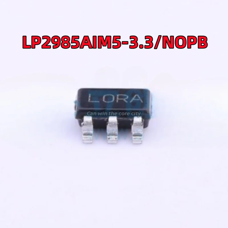 

100 PCS / LOT new LP2985AIM5X LP2985AIM5X-3.3/NOPB screen printing LORA SOT23-5 Power Management