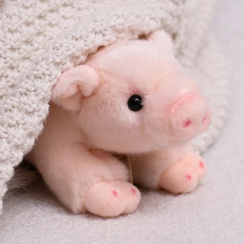 

Kawaii 20cm Cute Fluffy Pig Plush Toy Stuffed Soft Animal Simulation Piglet Doll for Children's Gift Kids Toy Gift for Girls