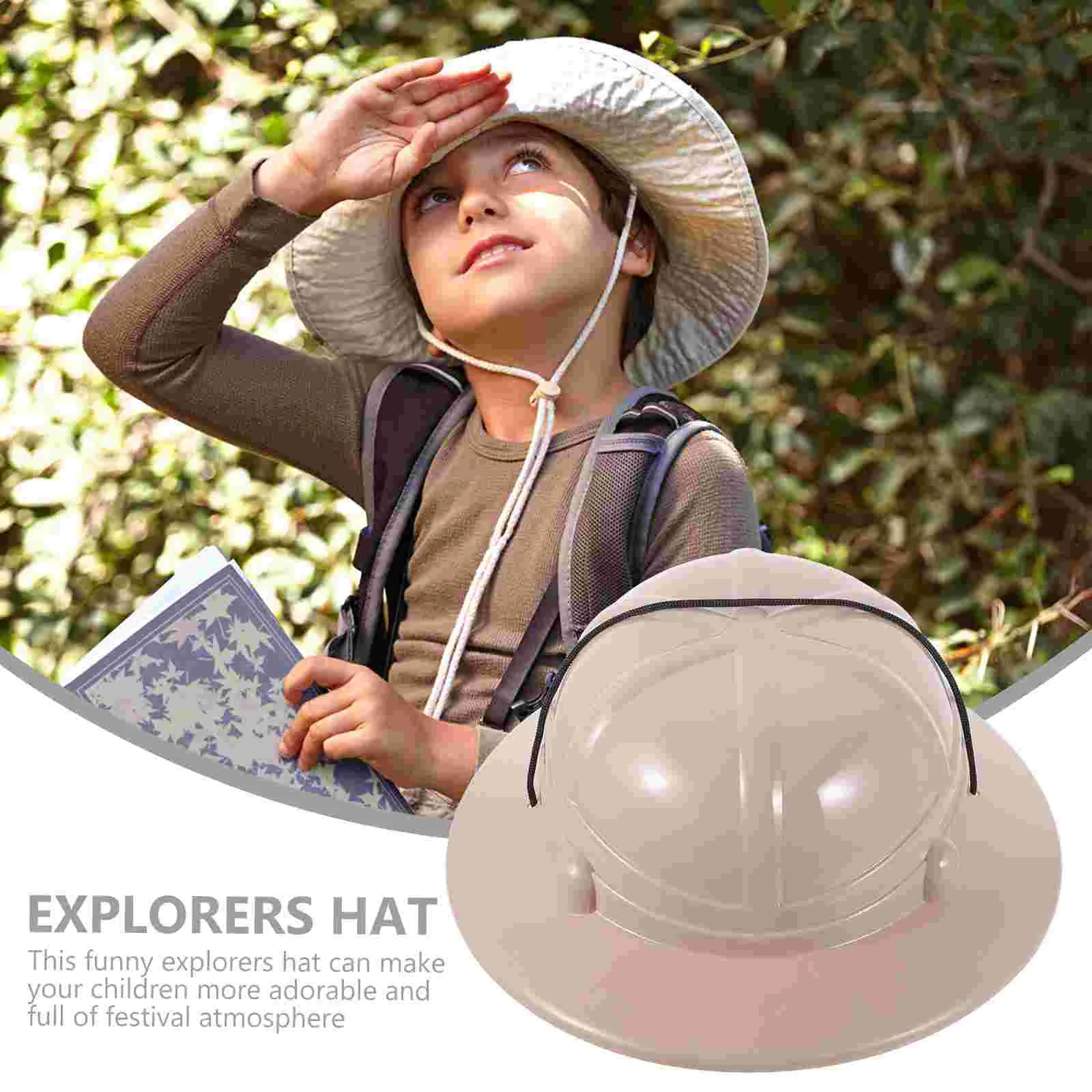 Adventure Hat Explorers Caps Party Cosplay Prop Role Hats Performance Supply Toy Hard Accessories Kids Props Simulation