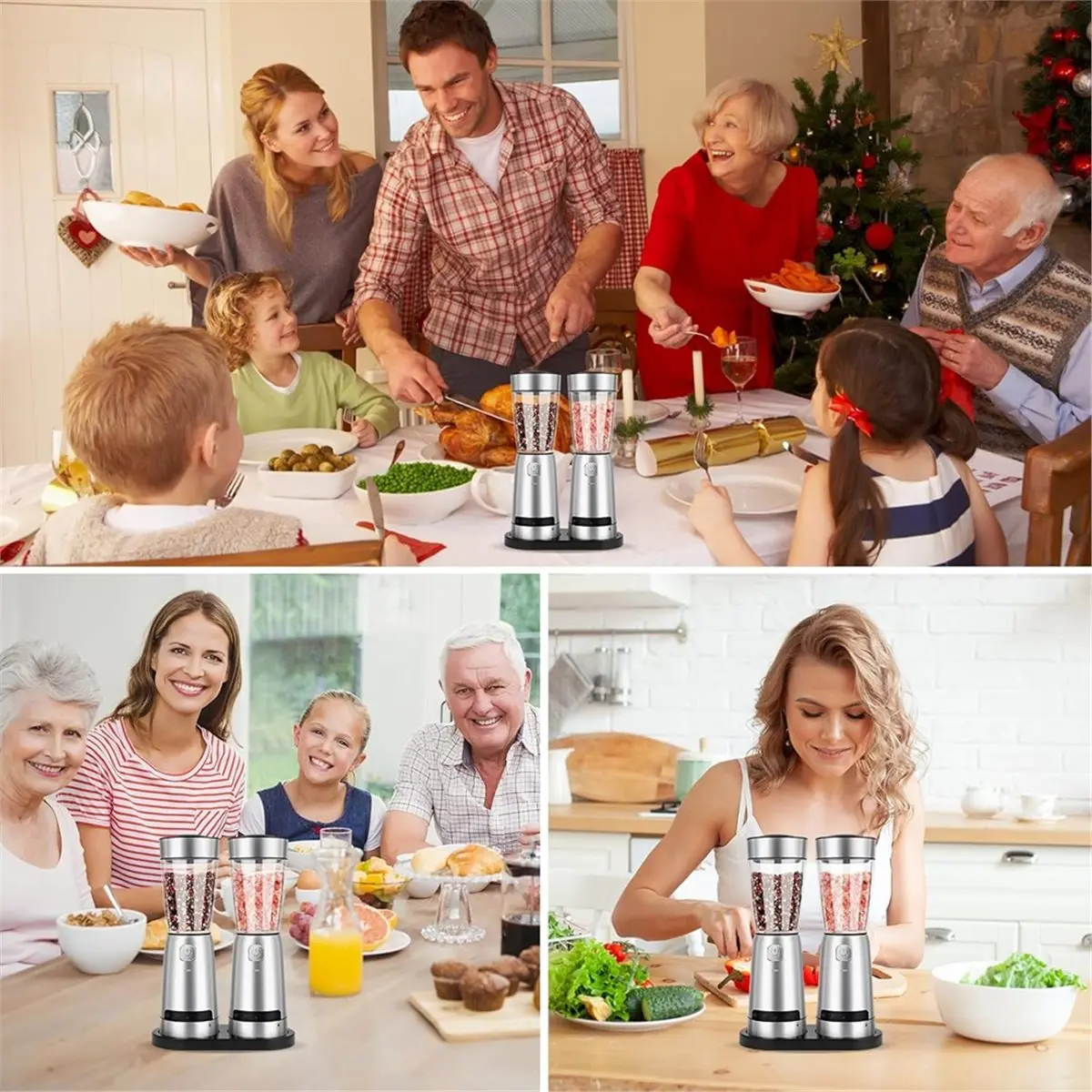 

Электрический набор для измельчения соли и перца AA49 с LED-подсветкой, автоматическая мельница для перца и соли из нержавеющей стали с регулируемой степенью помола