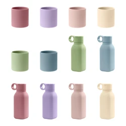 1PCS Baby Learn To Drink Cup Drinkware Silicone Cups For Toddlers & Kids LeakProof Child Water Cup Bottle Feeding Cup Baby Stuff