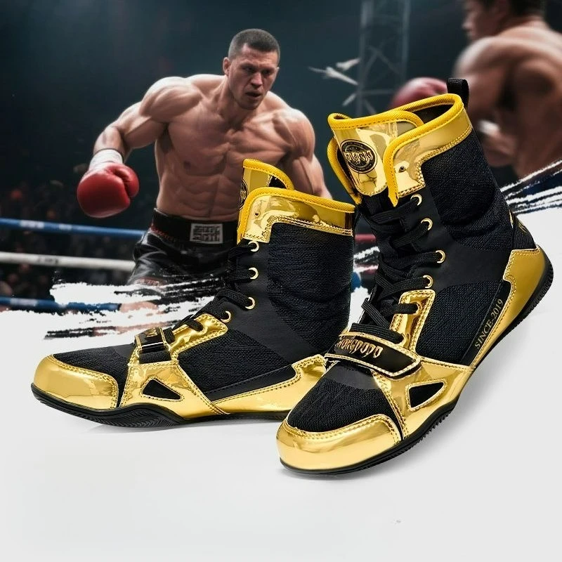 

Classic Brand Men Wrestling Sneaker Breathable Boxing Shoe for Mens Big Size Fighting Boots Man Competition Sport Wrestling Shoe