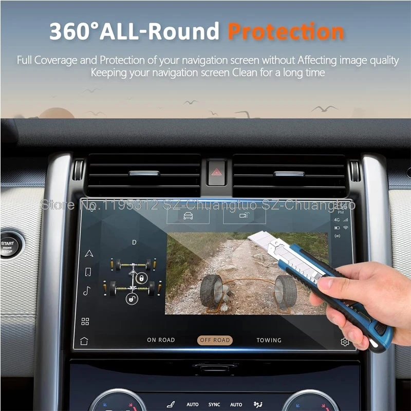 Tempered glass Screen Protector film For Land Rover Discovery R‑Dynamic HSE 2022 11.4 inch Car Radio GPS Navigation anti-scratch