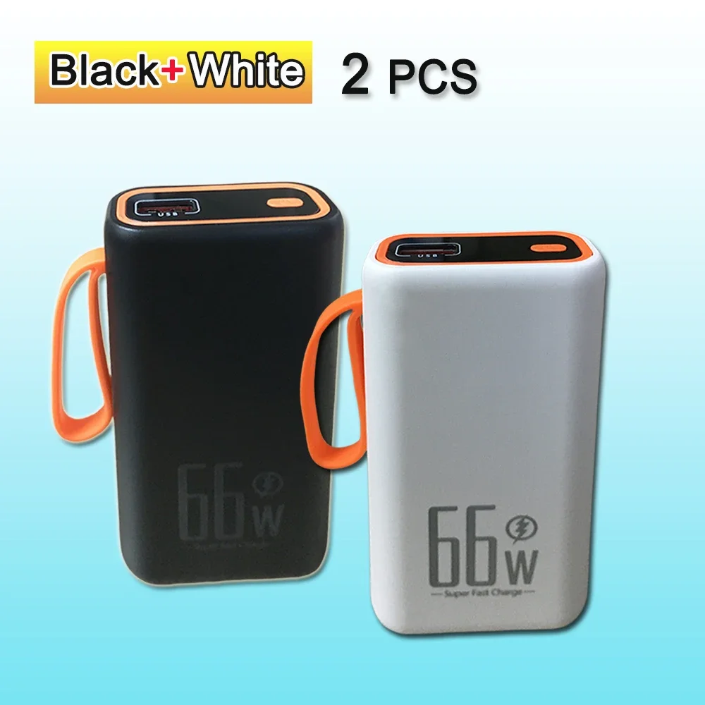 66W Super Fast Charging 10000mAh Pocket Power Bank Portable Mobile Power Supply Suitable for Apple Xiaomi PD