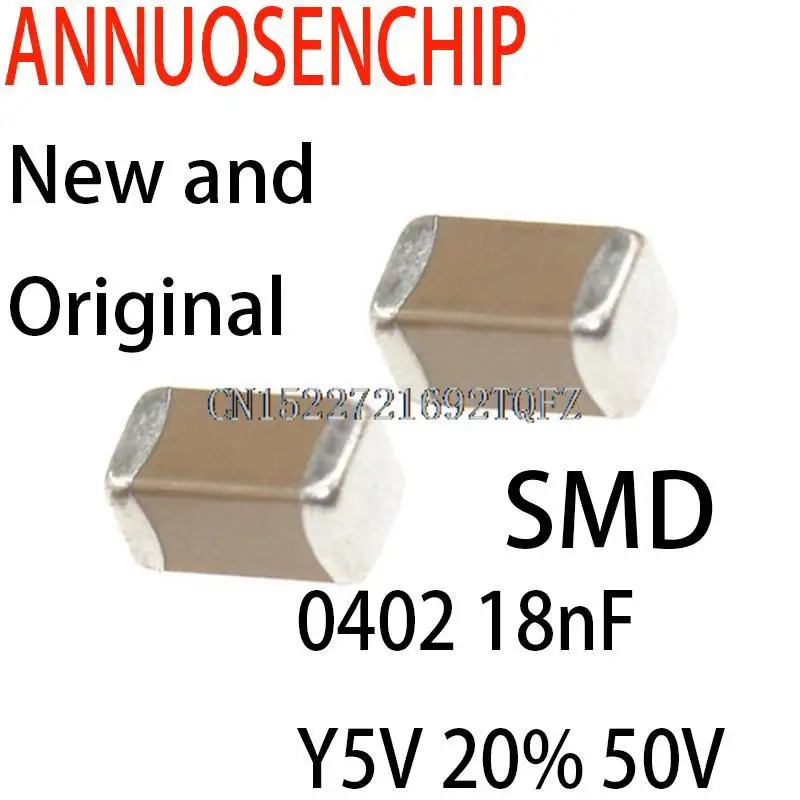 10000PCS New and Original   Error  (1005) smd chip capacitor 0402 18nF Y5V 20% 50V