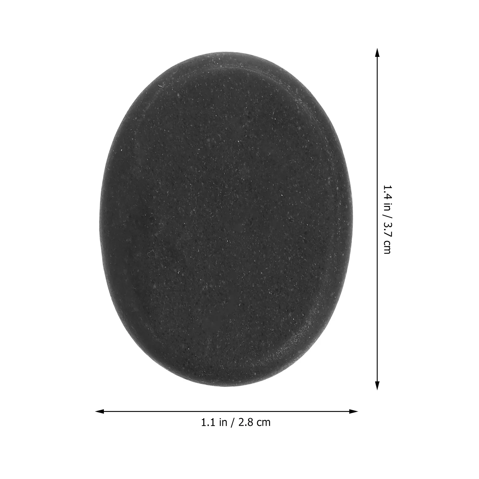 10Pcs Volcanic Hot Stones Natural Spa Energy Stones for Face Back Arms Feet Massage and Heat Retention Therapy