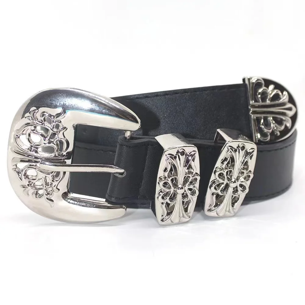 Luxury Brand Pu Leather Belt For Women Men Designer Alloy Buckle Waist Strap Female Jeans Trouser Dress Waistband