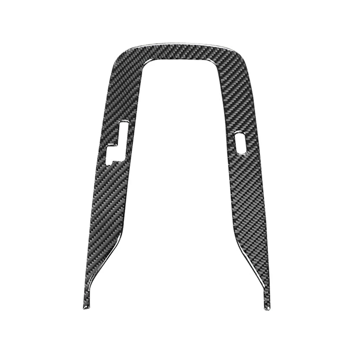 

Carbon Fiber for / 2019-2023 Center Console Gear Shift Frame Cover Trim Interior Accessories