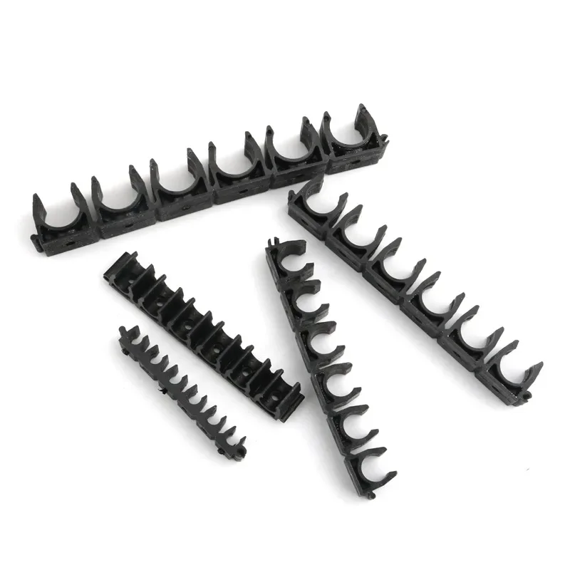 1 piece PVC tube clamp for water pipes 4 mm to 12 mm diameter suitable for micro irrigation systems soft hose support garden wat