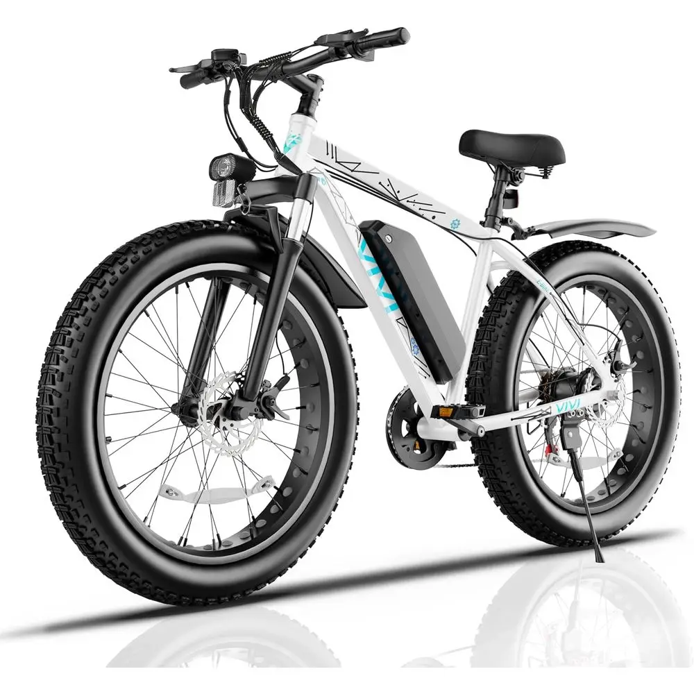 

Электровелосипед 26 дюймов, 1000 Вт, аккумулятор 48В 13Ач, 7 скоростей, скорость до 42 км/ч, круиз-контроль, запас хода 96 км, сертификат UL2849