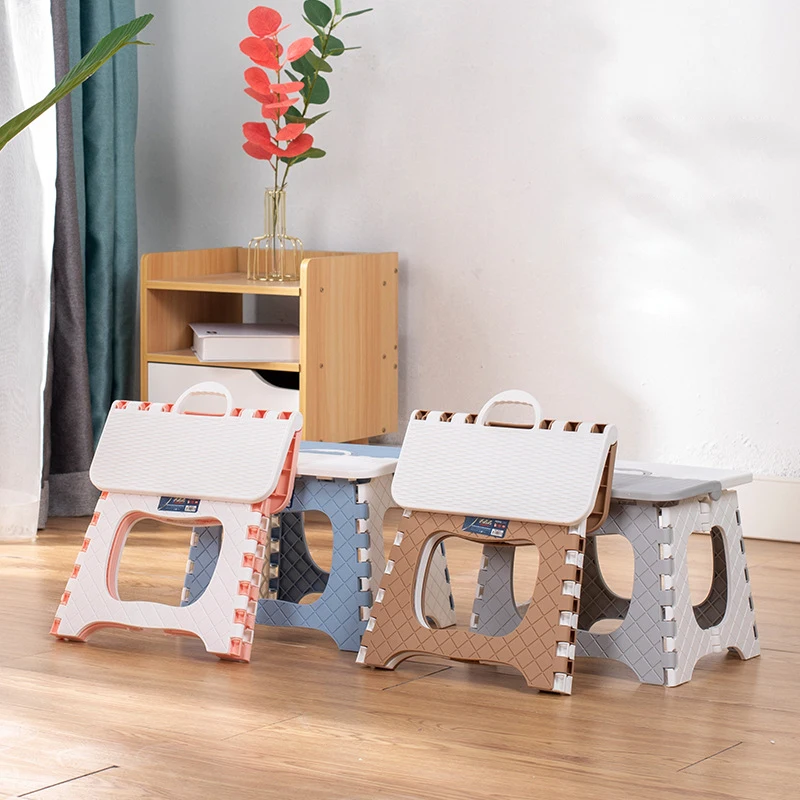 The home low stool, daily shoe-changing stool, outdoor small stool, fishing folding table, and convenient storage image 2