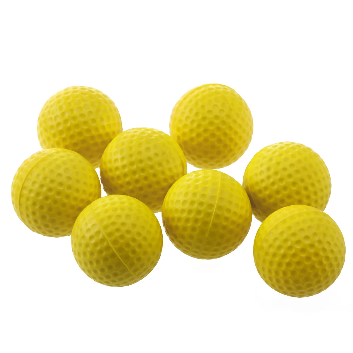 Yellow Practice Balls Used Tennis Lightweight Training Accessories PU Material Floating