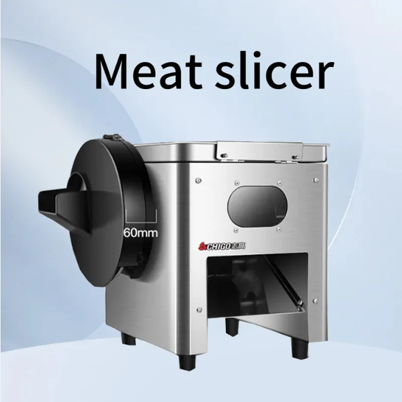 Wholesale Price Desktop Stainless Steel Electric Fresh Meat Shredding Machine/drawer Type Meat Slicer