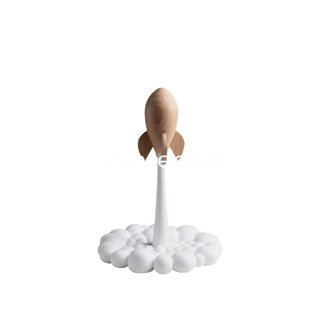 Creative Rocket Launching Model Resin Decoration Car Ornaments Auto Interior Accessories Decoration Birthday Gift Home Decor