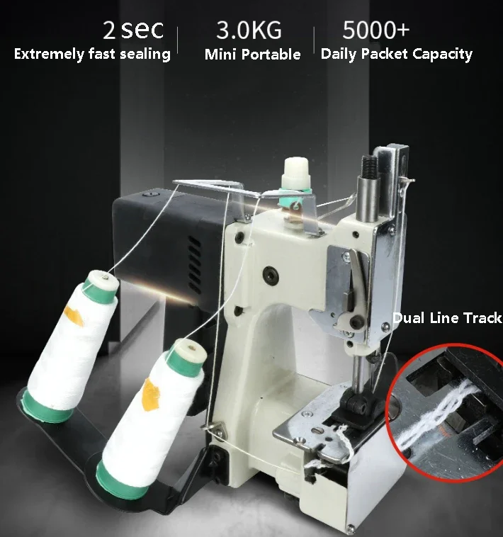 Shunyin Automatic Bag sealing machine Bag closing sewing machine with CE