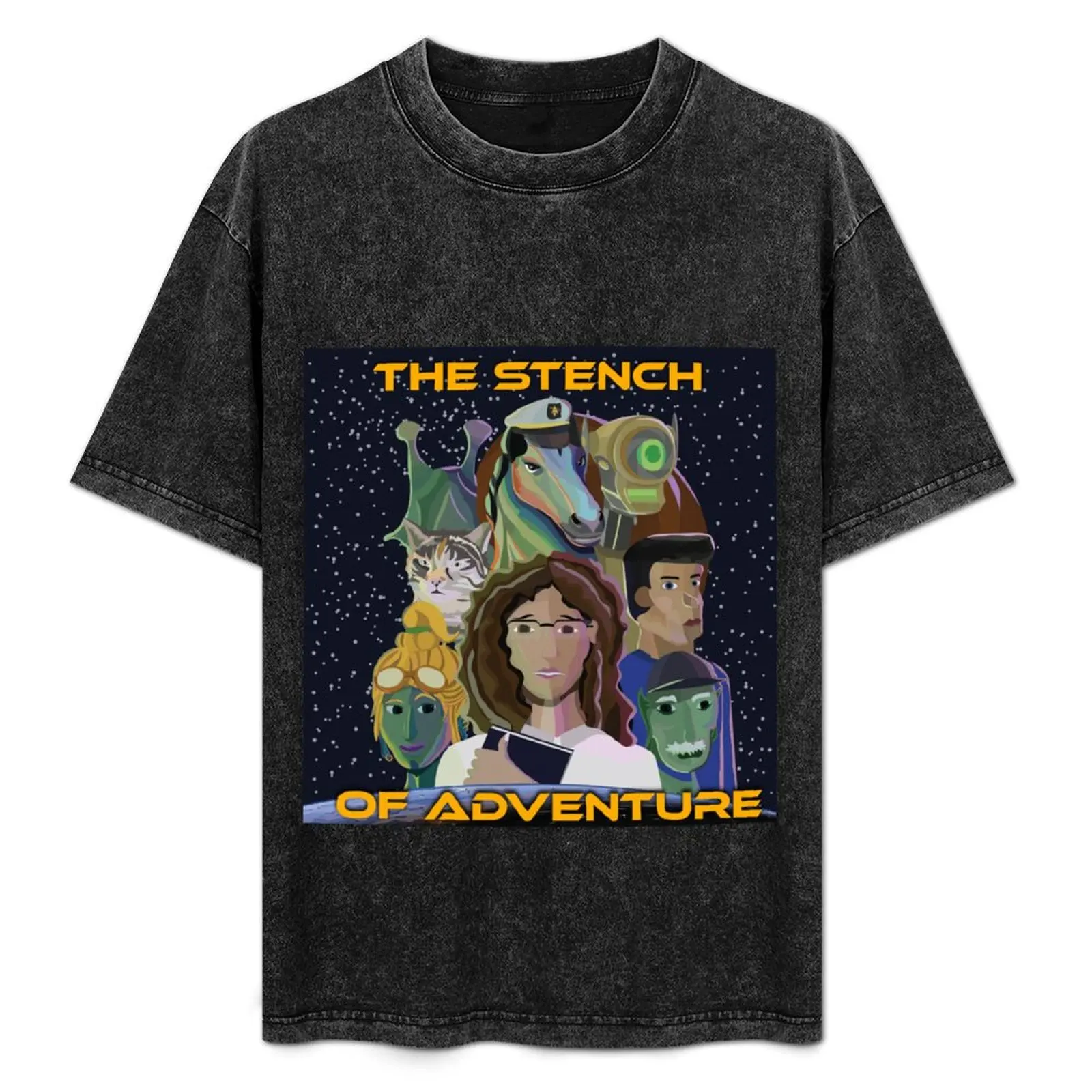 

The Stench of Adventure T-Shirt black cotton t-shirt plain for man package t shirt man cotton T-Shirt