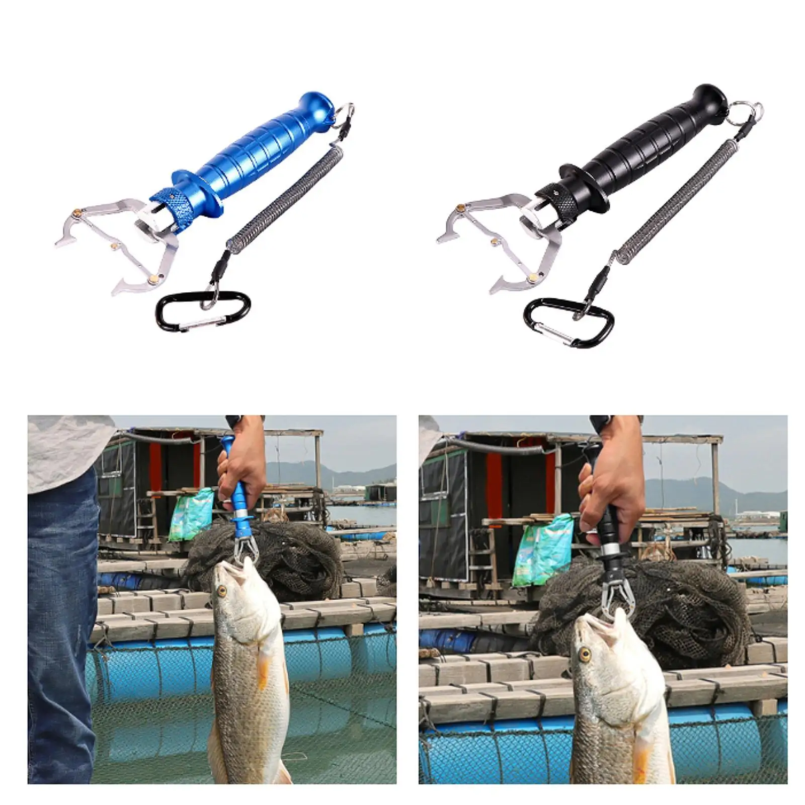 

Зажим для захвата рыбы, рыболовное оборудование из нержавеющей стали, профессиональный держатель для рыбы