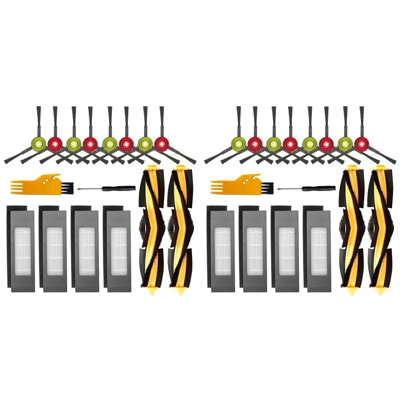 ABJO-2 Set For Ecovacs DEEBOT OZMO 920, 950, T5, T8, T8 AIVI, T8 Pure, T9, T9 AIVI, N7, N8, N8+, N10, N10 Plus