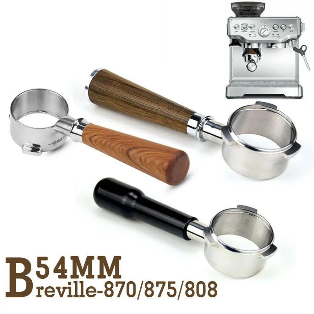 

Ручка фильтра для кофе из нержавеющей стали, портафильтр, Breville 870, 878/880, фильтр для эффективного пивовара, 54 мм