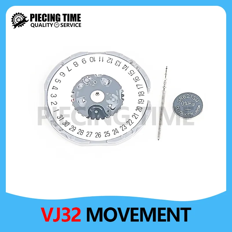 Japan New  VJ32B Quartz Movement Date At 3/6 Watch Movement AccessoriVJ32 Movement Import Replacement Parts