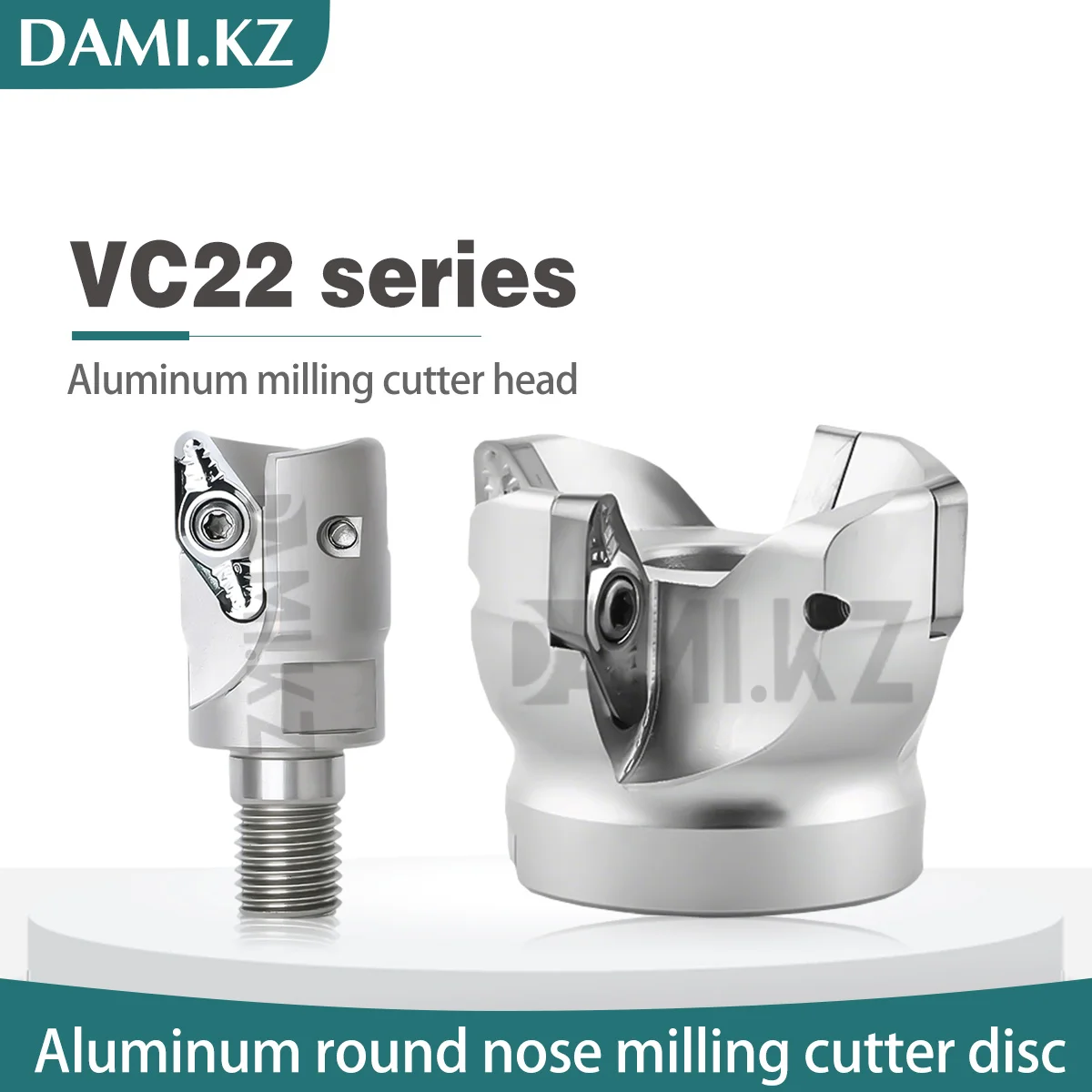 Disco de fresado serie VC22 VC22-50-22-4T VC22-30-M12-2T SB90, herramienta de fresado de aluminio con cabezal de bloqueo para cuchilla VCGT22