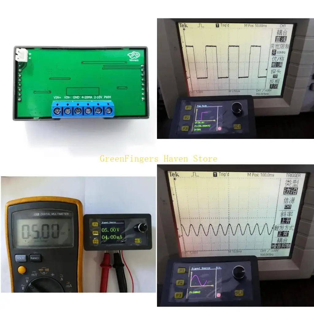 

Модуль генератора генератора сигналов F68D. Регулируемый модуль модуля PWM 4-20MA 2-10V генератор сигналов без RS485