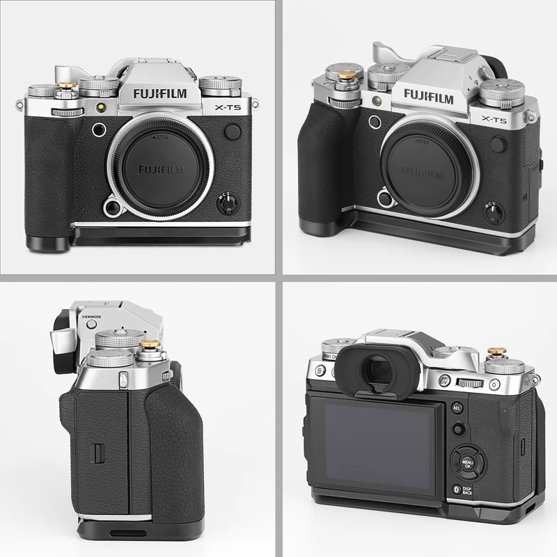 Haoge X-T5 Handgriff für Fujifilm X-T5 Kamera L-förmiger Griff, Arca Swiss Typ Platte für DJI RS2/RS-C2/RS3/RS3-PRO/RS3 Mini Schwarz – Detail 8