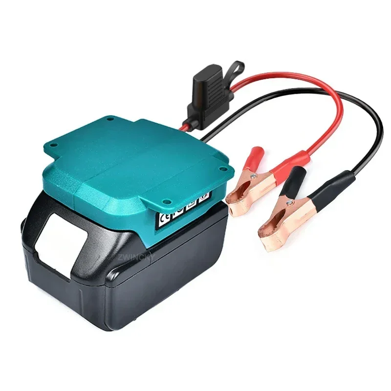 Imagem -06 - Bateria de Carro Igniter para Makita Dewalt Milwaukee 18v Li-ion Battery Automotive Jump Starter Kit de Energia de Emergência com Fusível e Interruptor