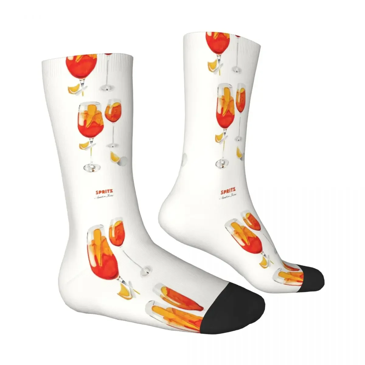 Aperol Spritz Drink Socks Male Mens Women Winter Stockings Hip Hop