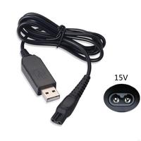 Electric Shaver USB Power Charger Travel Portable 15V 1m Shaving Machine USB Charging Cable For Philips HQ8505 Series 3000 5000
