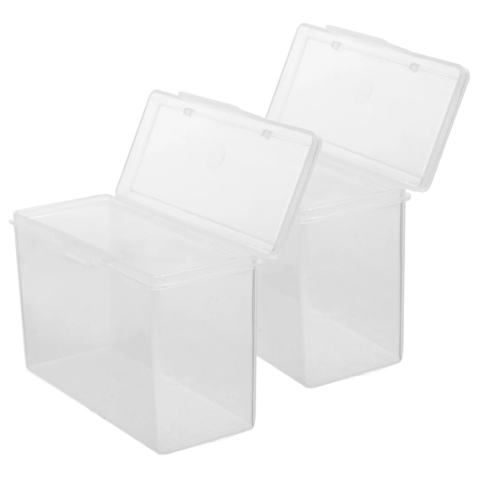 

2Pcs Clear Plastic Cheese Containers and Versatile for Kitchen Fridge and Small Items Storage Cheese Container with Lid